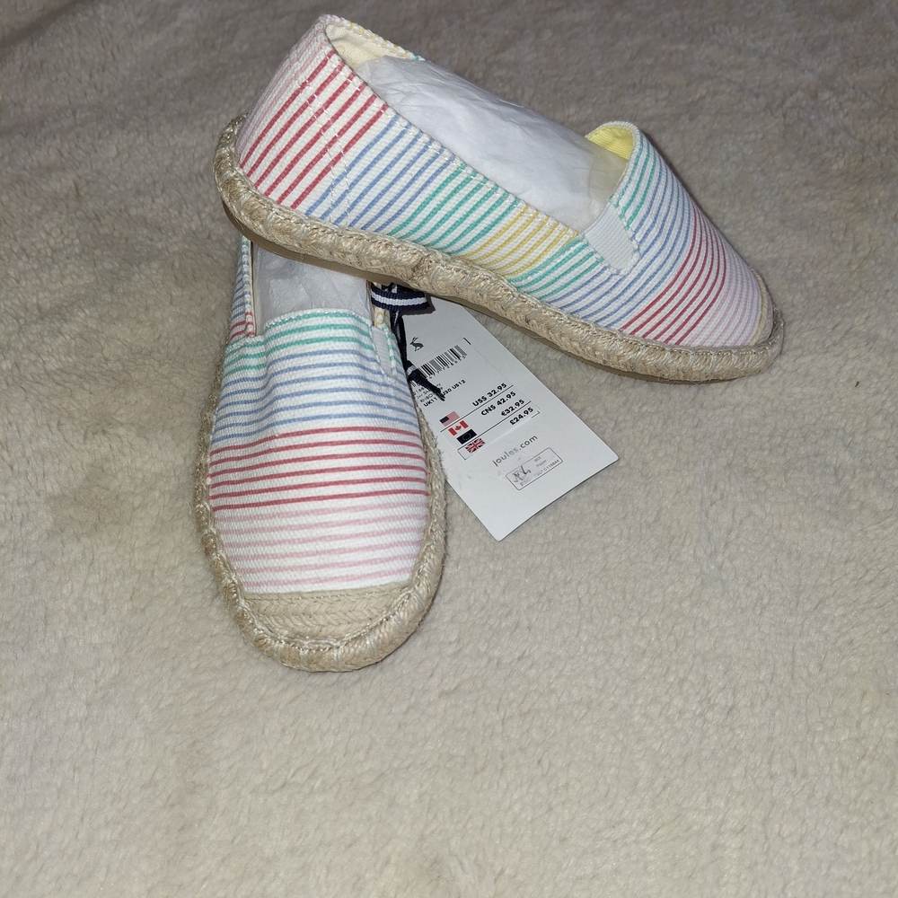 Joules Pastel Striped Espadrilles
